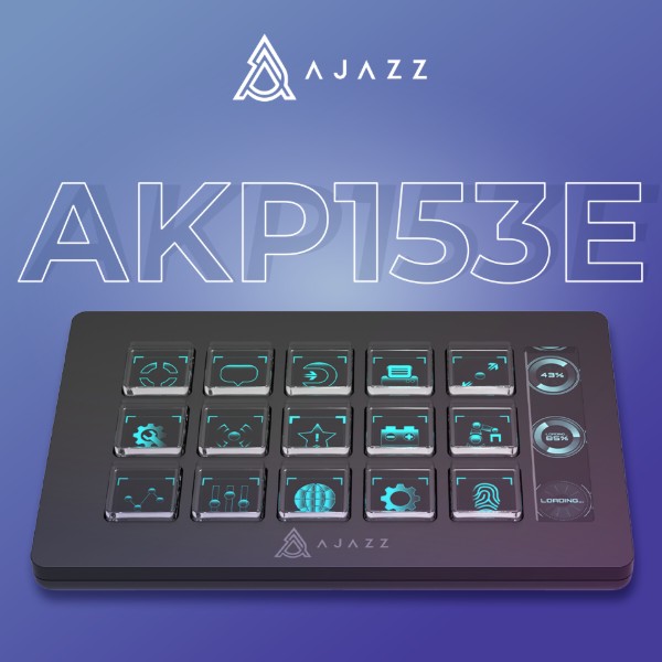 Фото - Пульт управления трансляцией Ajazz AKP153E USB Black (AKP153E-B)